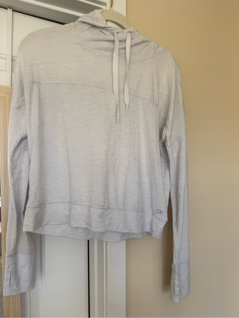 GAP White GapFit Breathe Athletic Top